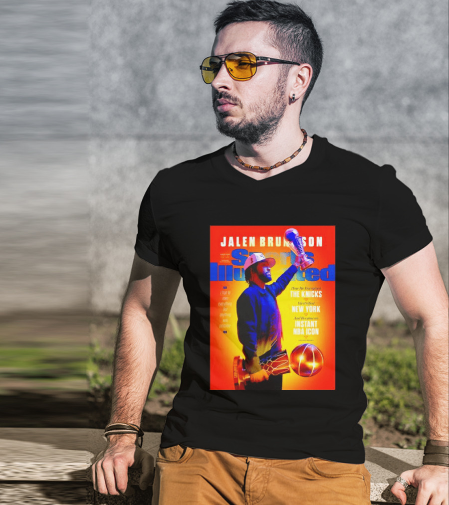 Jalen Brunson Sports Illustrated The Knicks Electrified New York Instant NBA Icon August 2026 T-Shirt
