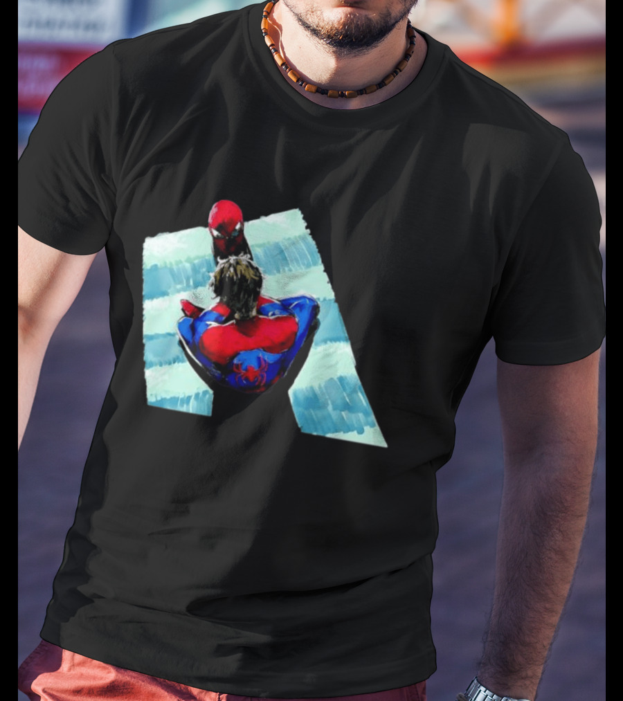 Spider Man Peter Parker Marvel Cinematic Universe Dual Perspective T-Shirt