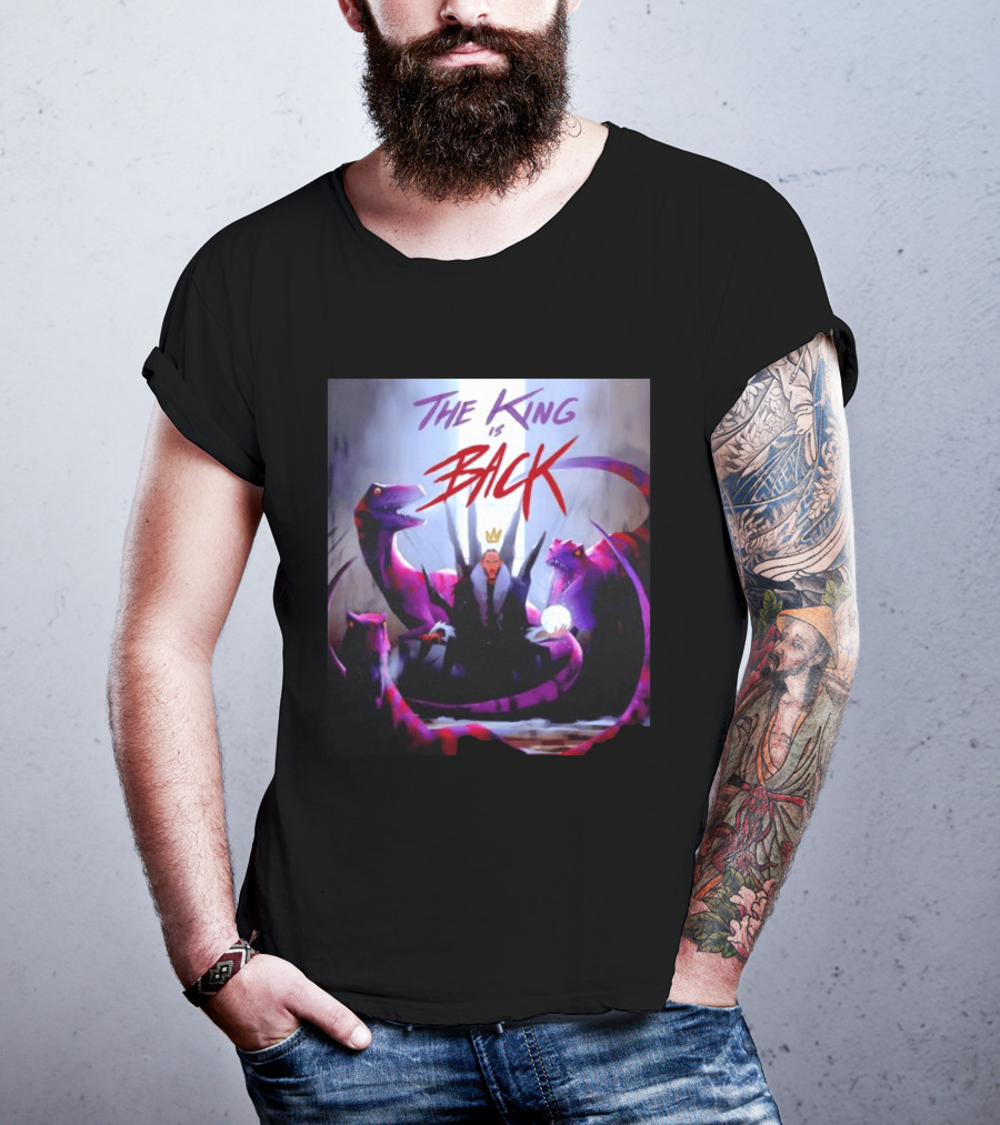 Kawhi Leonard Toronto Raptors The King Is Back Raptors Crown Return T-Shirt
