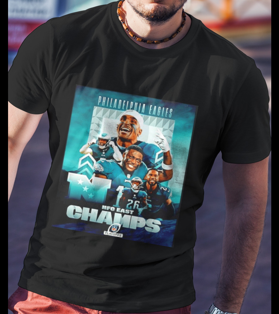 Philadelphia Eagles NFC East Champs 2022 Playoffs T-Shirt