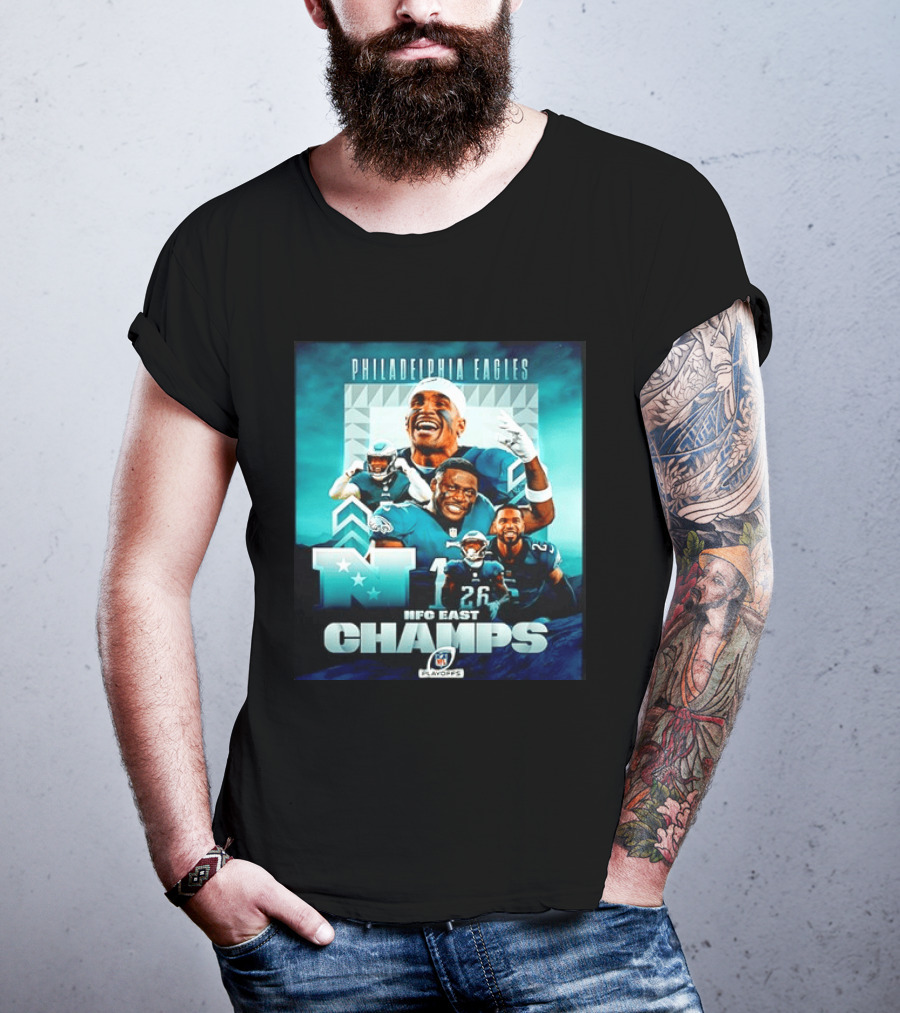 Philadelphia Eagles NFC East Champs 2022 Playoffs T-Shirt
