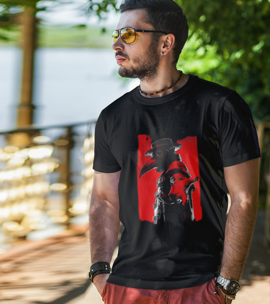 Plague Doctor Come With Me If You Want To Live Vintage Gothic T-Shirt