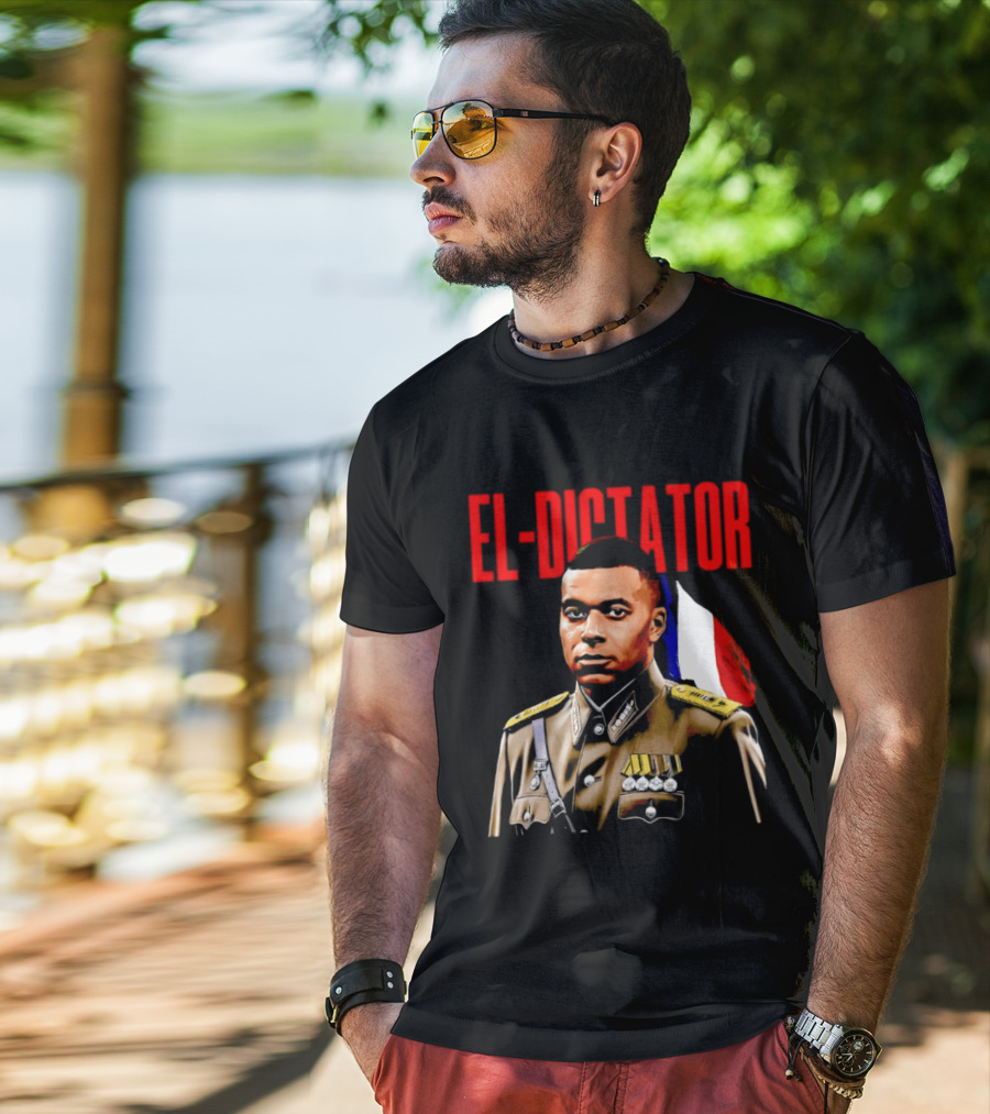 El Dictator Kylian Mbappe Military Jacket French Flag T-Shirt