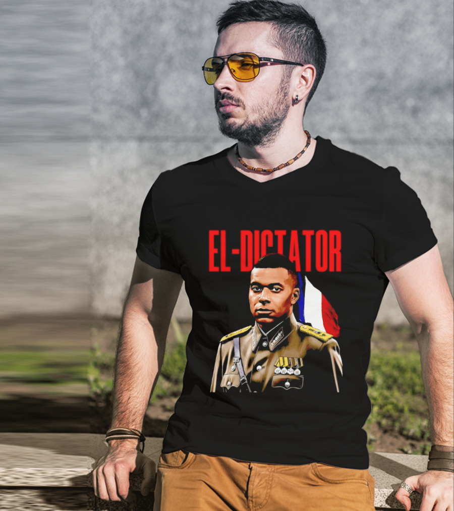 El Dictator Kylian Mbappe Military Jacket French Flag T-Shirt