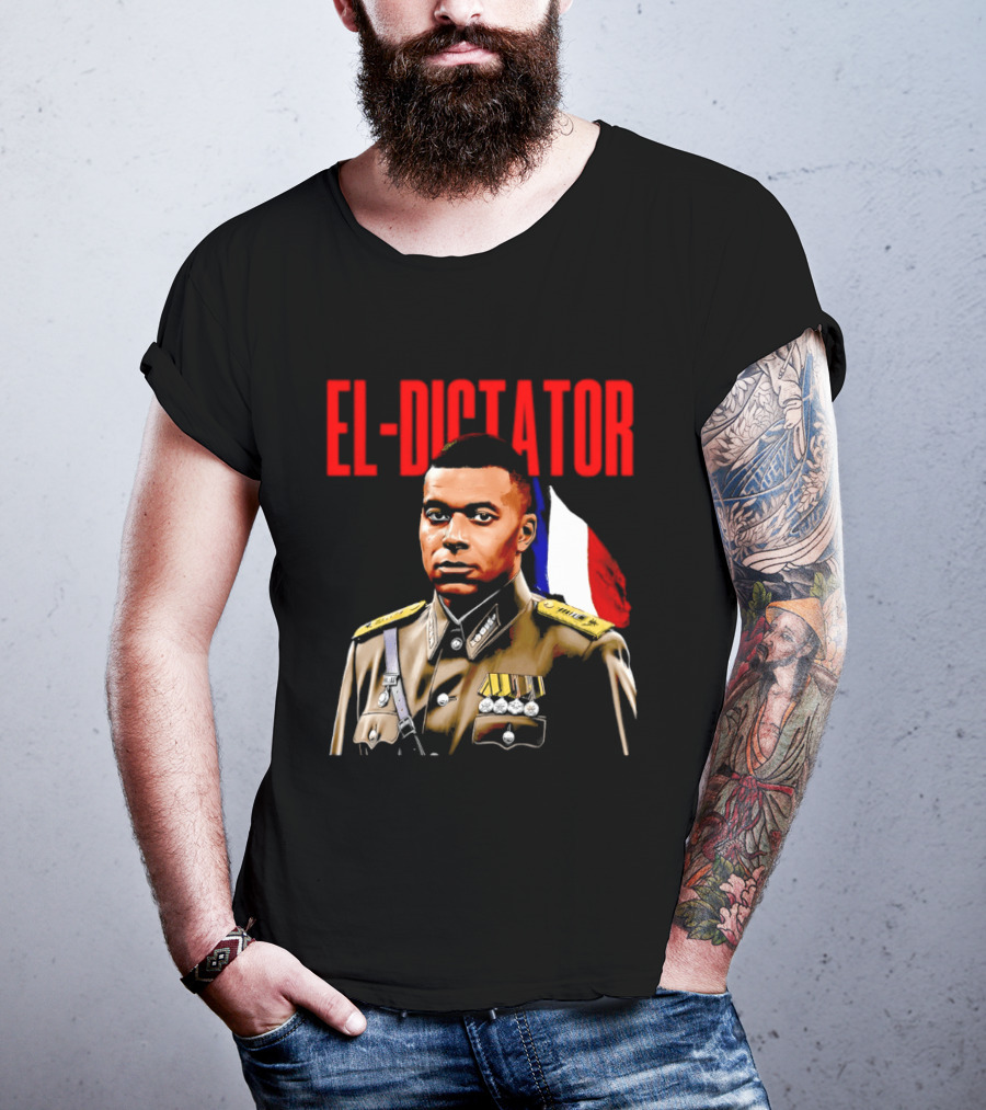 El Dictator Kylian Mbappe Military Jacket French Flag T-Shirt
