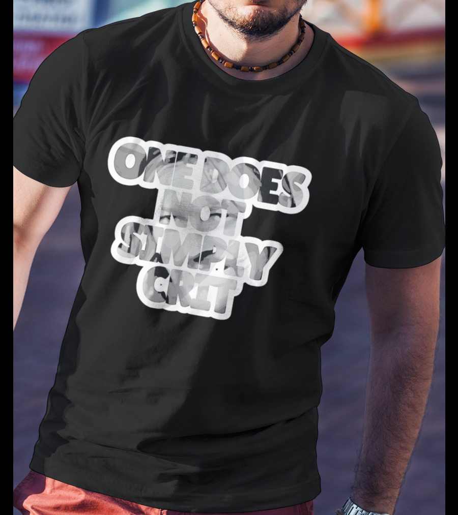 Lord Of The Rings Geek Gaming Meme One Does Not Simply Crit T-Shirt