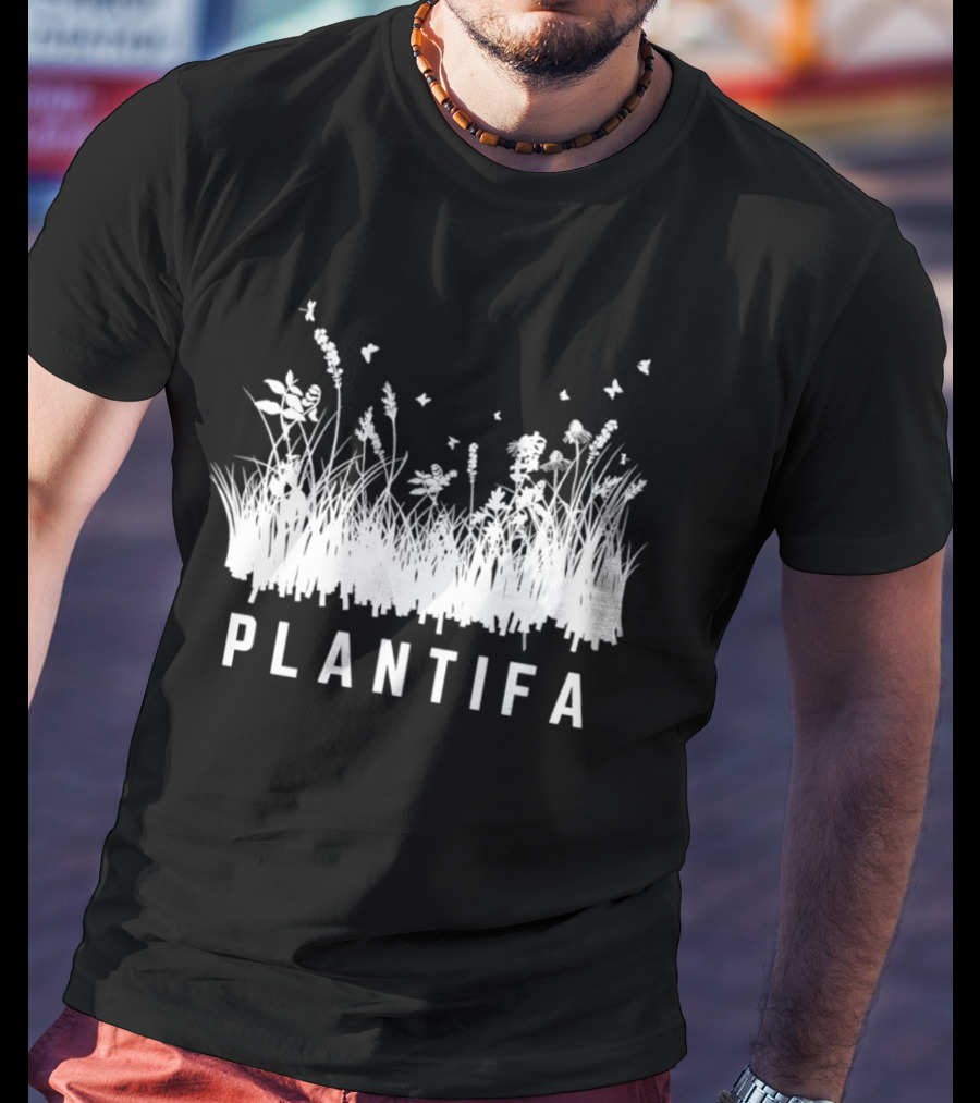 Butterflies And Plantifa Wildflowers T-Shirt