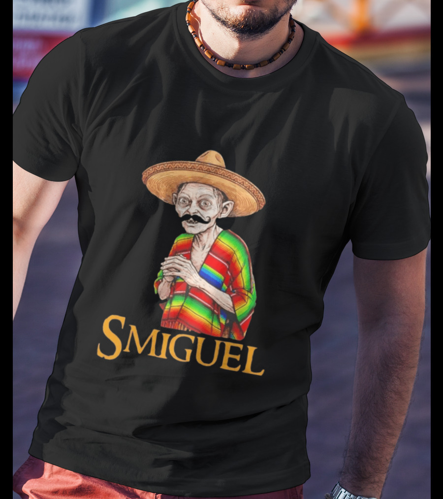 Smiguel Gollum Sombrero Rainbow Poncho T-Shirt