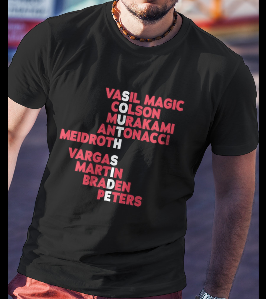 South Side 2026 Baseball Roster Vasil Magic Colson Murakami Antonacci Reidroth Vargas Martin Braden Peters T-Shirt
