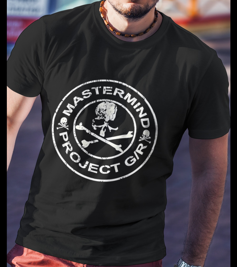 Mastermind Project G'R Skull Crossbones Circle T-Shirt