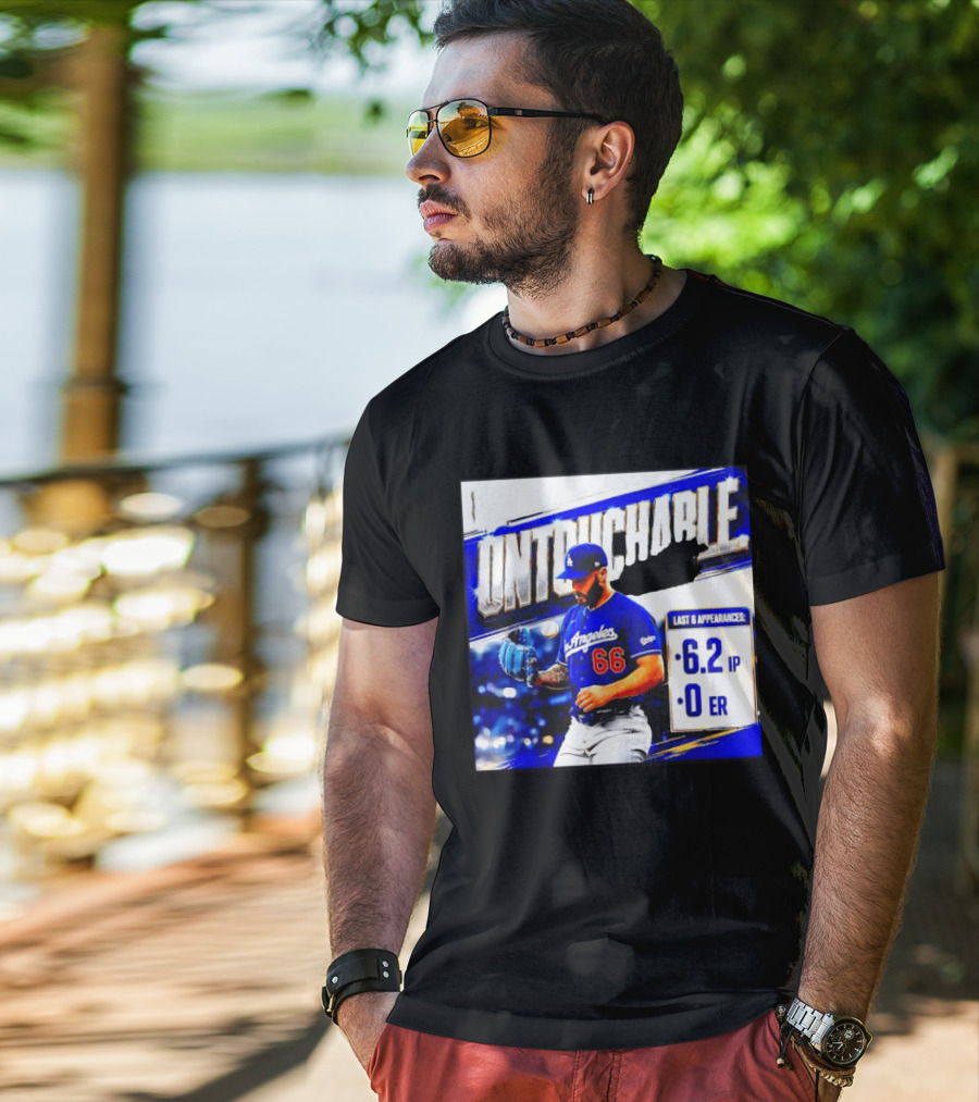 Los Angeles 66 Untouchable Last 6 Appearances 6.2IP 0ER T-Shirt
