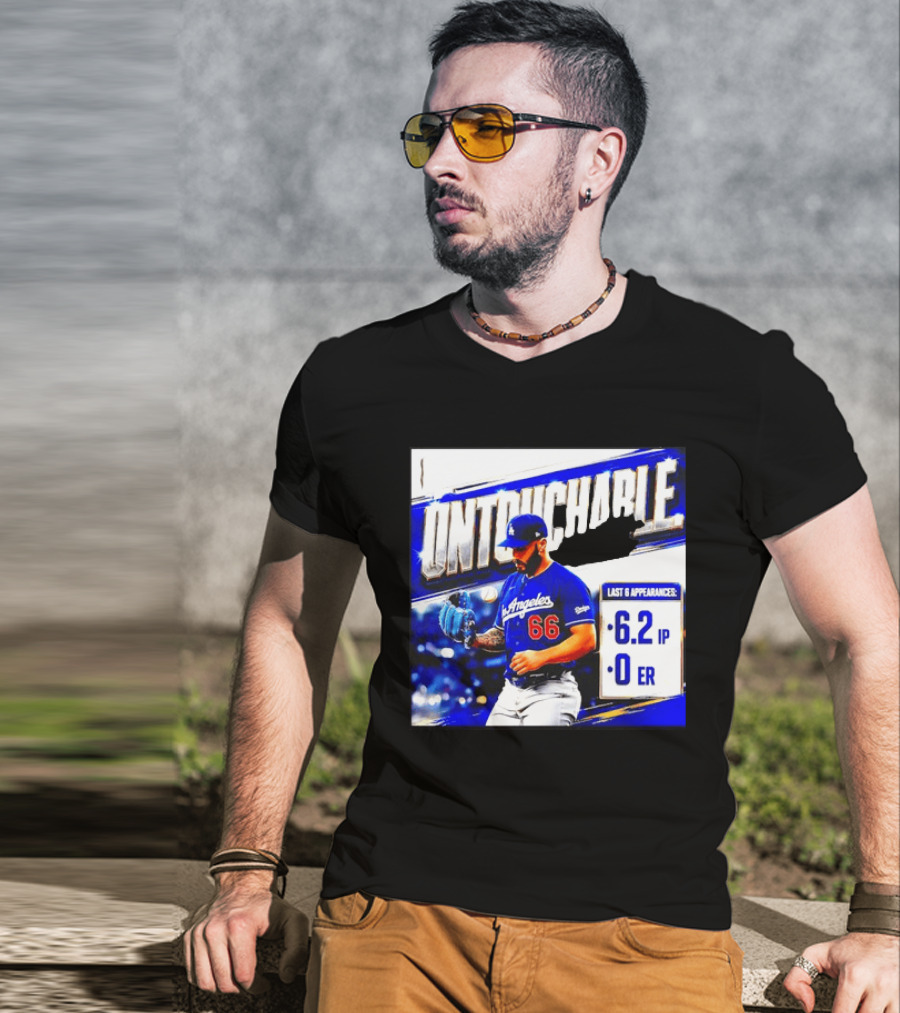 Los Angeles 66 Untouchable Last 6 Appearances 6.2IP 0ER T-Shirt