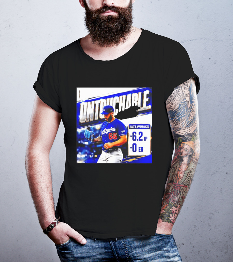 Los Angeles 66 Untouchable Last 6 Appearances 6.2IP 0ER T-Shirt