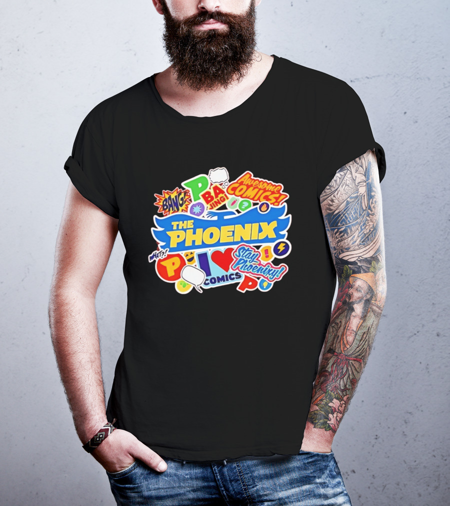 The Phoenix Awesome Comics Stay Phoenix I Love Comics Ba Jing Bang T-Shirt