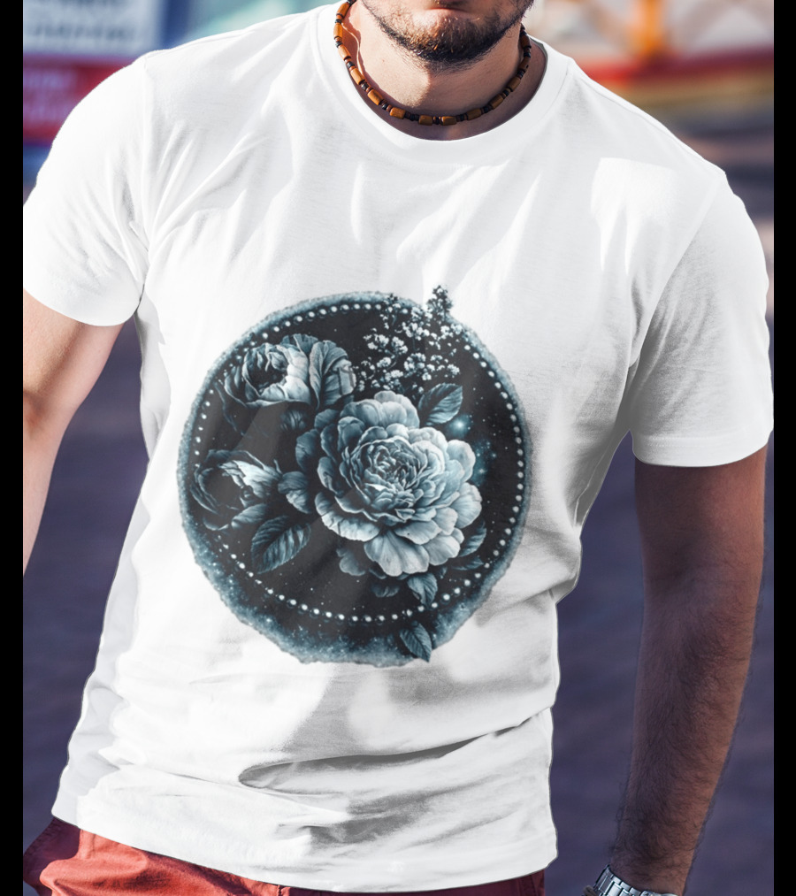 Cape Fear Nevaeh Valentine Floral Muscle Peonies T-Shirt