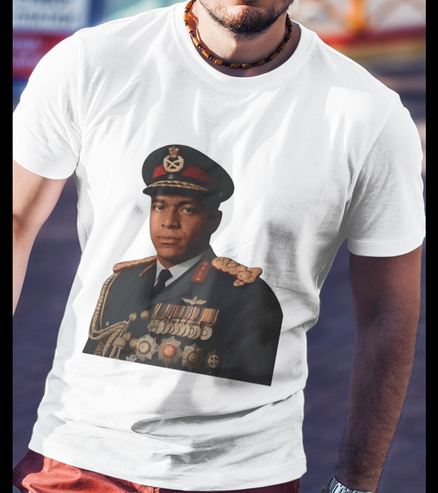 Kylian Mbappe Military Uniform Meme T-Shirt