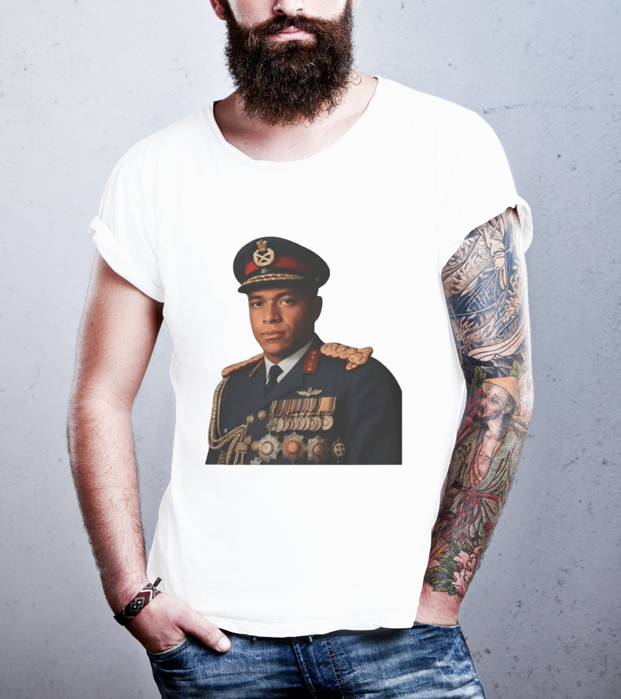 Kylian Mbappe Military Uniform Meme T-Shirt