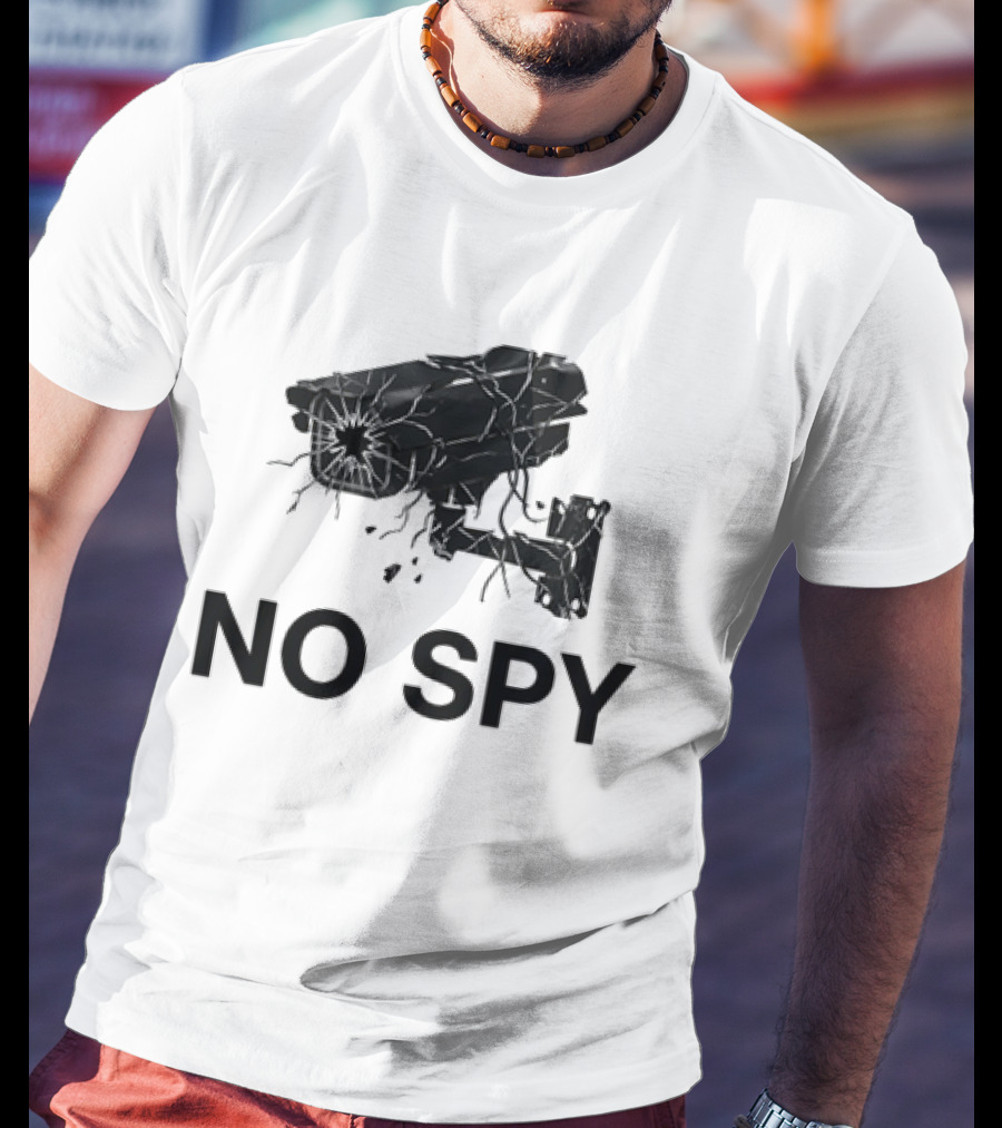 No Spy Surveillance Camera Privacy Anti Surveillance Gadsden Flag T-Shirt
