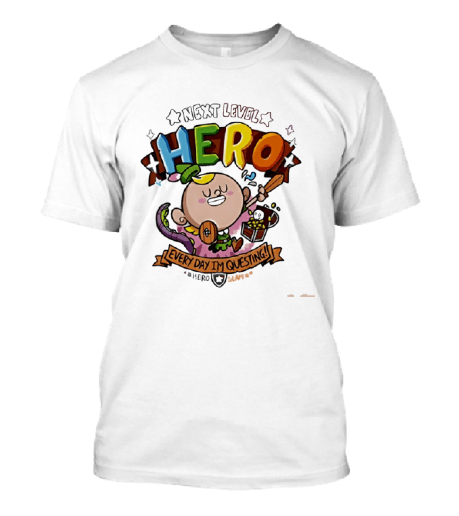 Next Level Hero Every Day I'm Questing T-Shirt