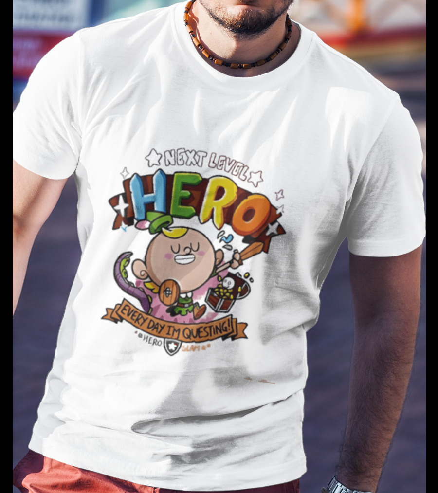 Next Level Hero Every Day I'm Questing T-Shirt