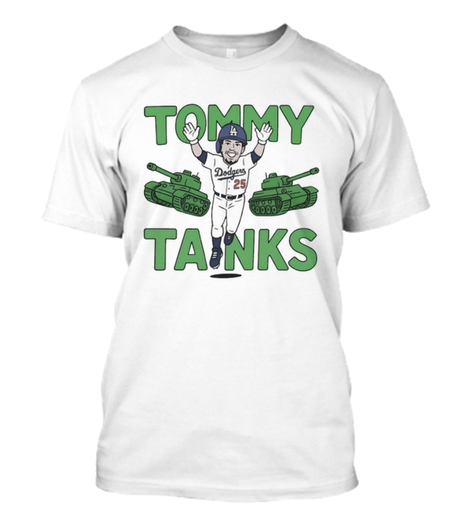 Tommy Tanks Dodgers Player Celebration Fantasy Sports T-Shirt