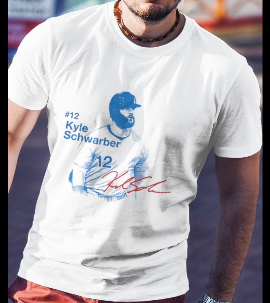 Kyle Schwarber #12 Philadelphia Phillies Baseball T-Shirt
