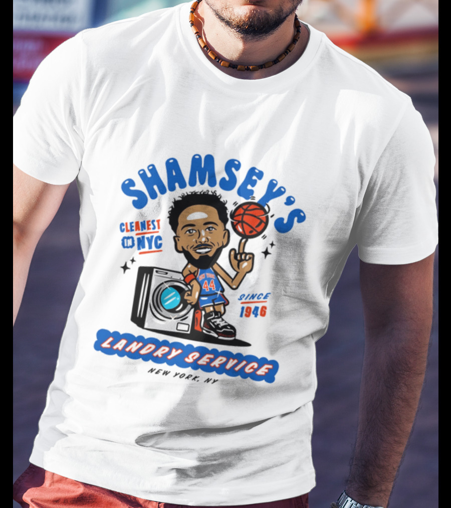 Shamsey's Landry Service New York Knicks Since 1946 NYC T-Shirt