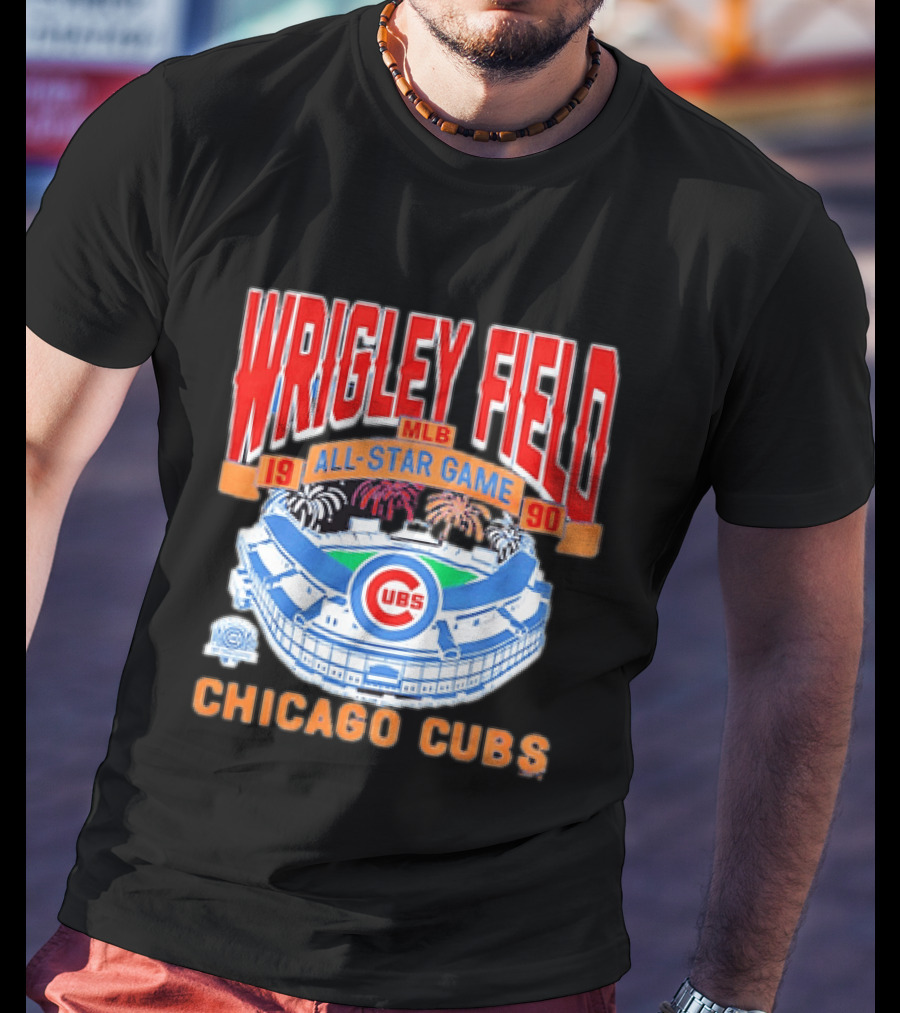 Wrigley Field 1990 MLB All Star Game Chicago Cubs T-Shirt