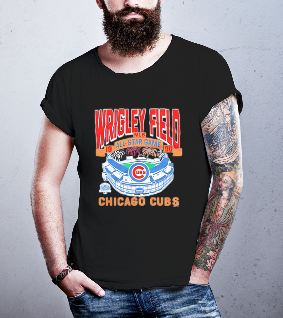 Wrigley Field 1990 MLB All Star Game Chicago Cubs T-Shirt