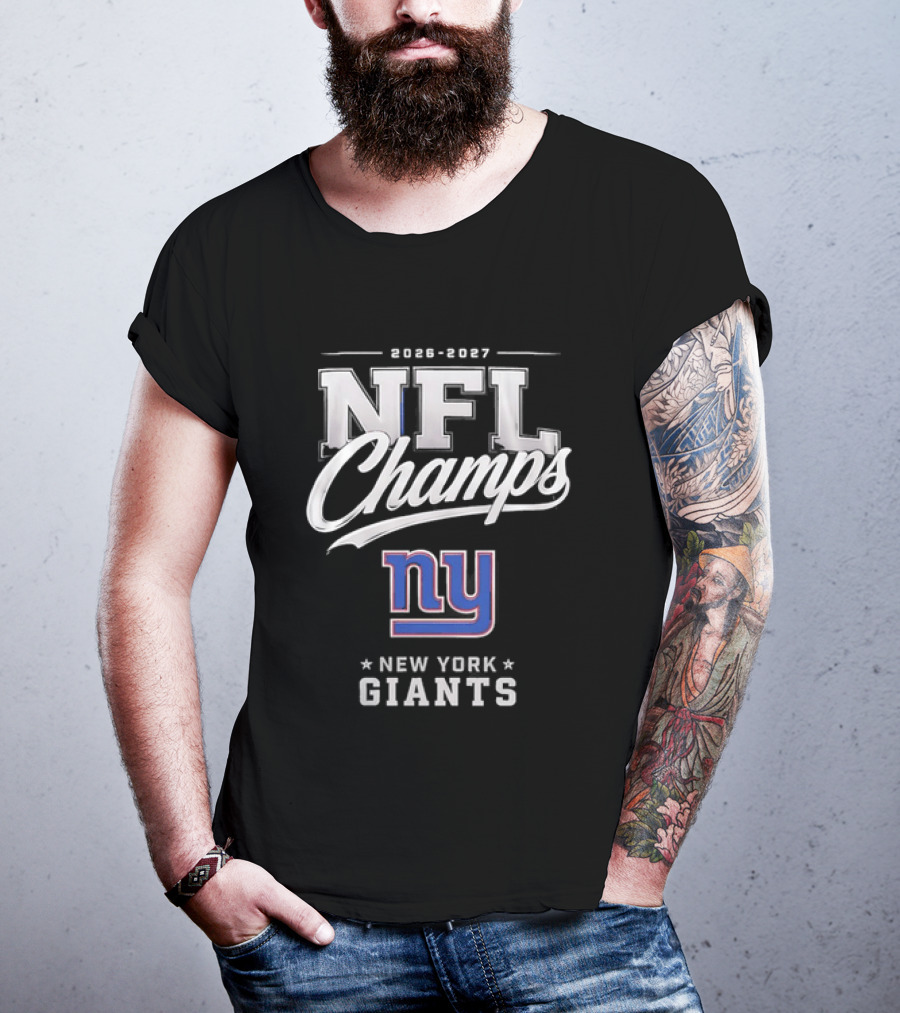 2026 2027 NFL Champs New York Giants NY T-Shirt