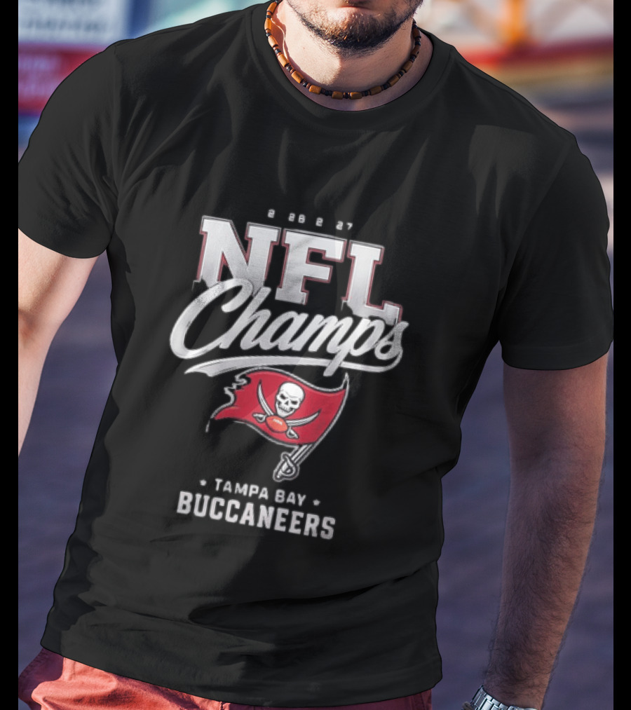 2026 2027 NFL Champs Tampa Bay Buccaneers T-Shirt
