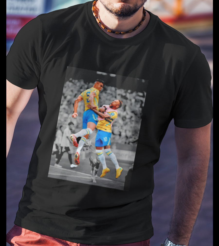 Casemiro Neymar Brazil Soccer Celebration World Cup 26WC T-Shirt