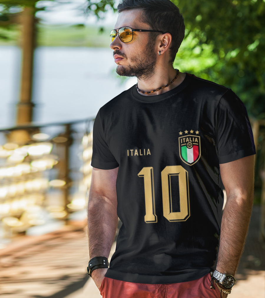 Italia 10 Argentina Lionel Messi T-Shirt