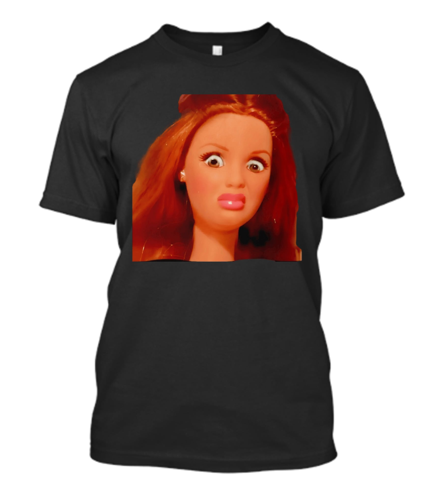 Disgusted Doll Meme Funny Barbie Expression T-Shirt
