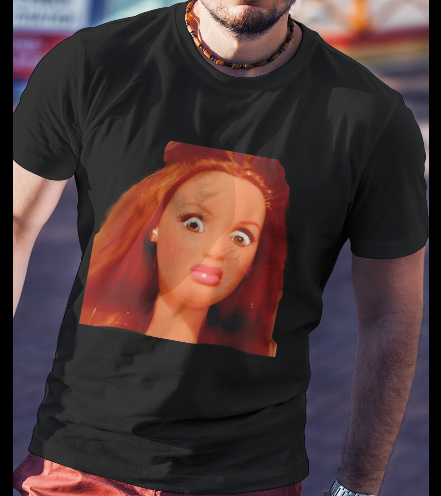 Disgusted Doll Meme Funny Barbie Expression T-Shirt