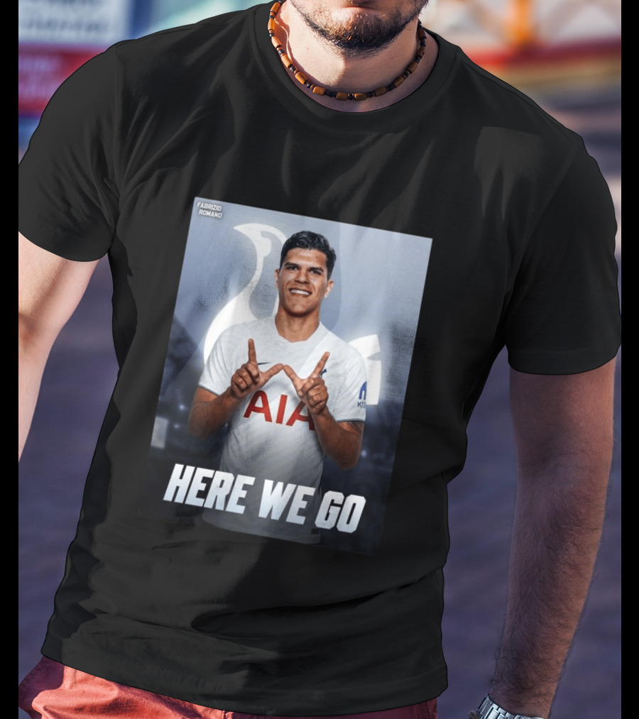 Fabrizio Romano Mateus Fernande Tottenham Here We Go T-Shirt