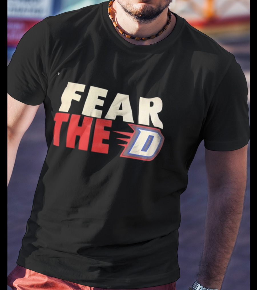 Fear The D DePaul Blue Demons Basketball Team Spirit T-Shirt
