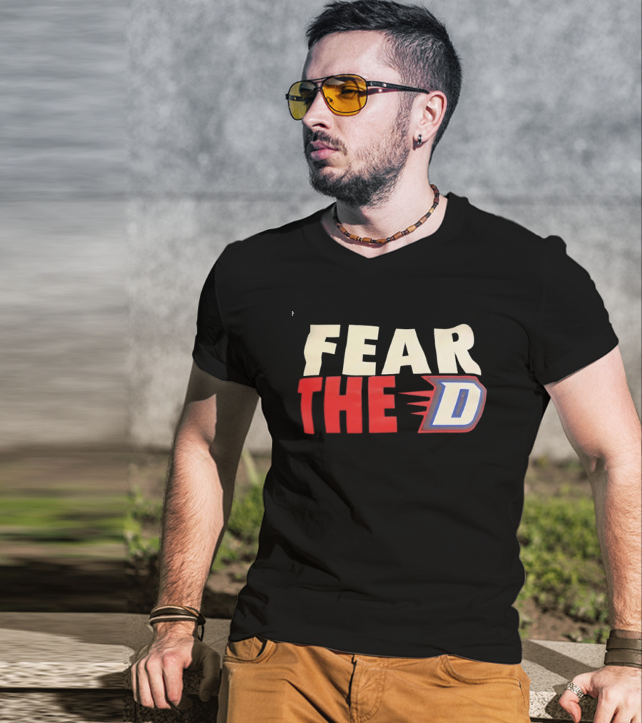 Fear The D DePaul Blue Demons Basketball Team Spirit T-Shirt