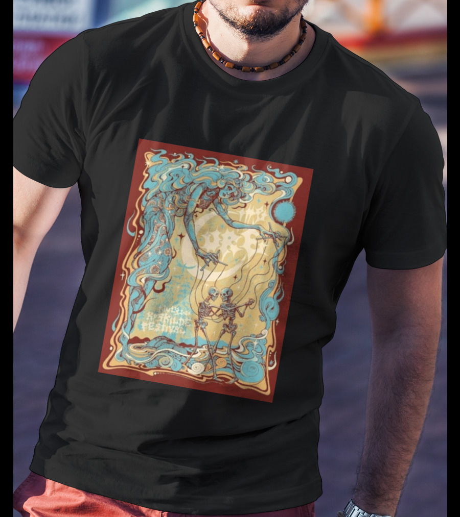 July Roskilde Festival 2026 Skeleton Puppet T-Shirt