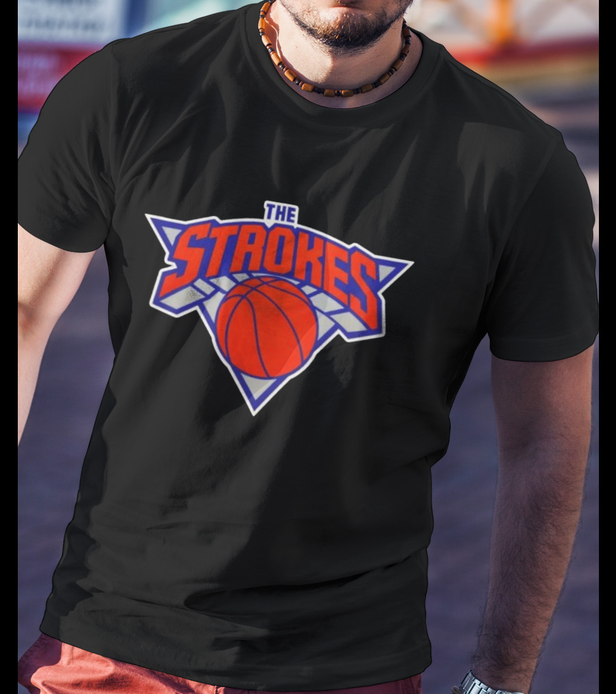 The Strokes Basketball Team Crossover Band Music T-Shirt