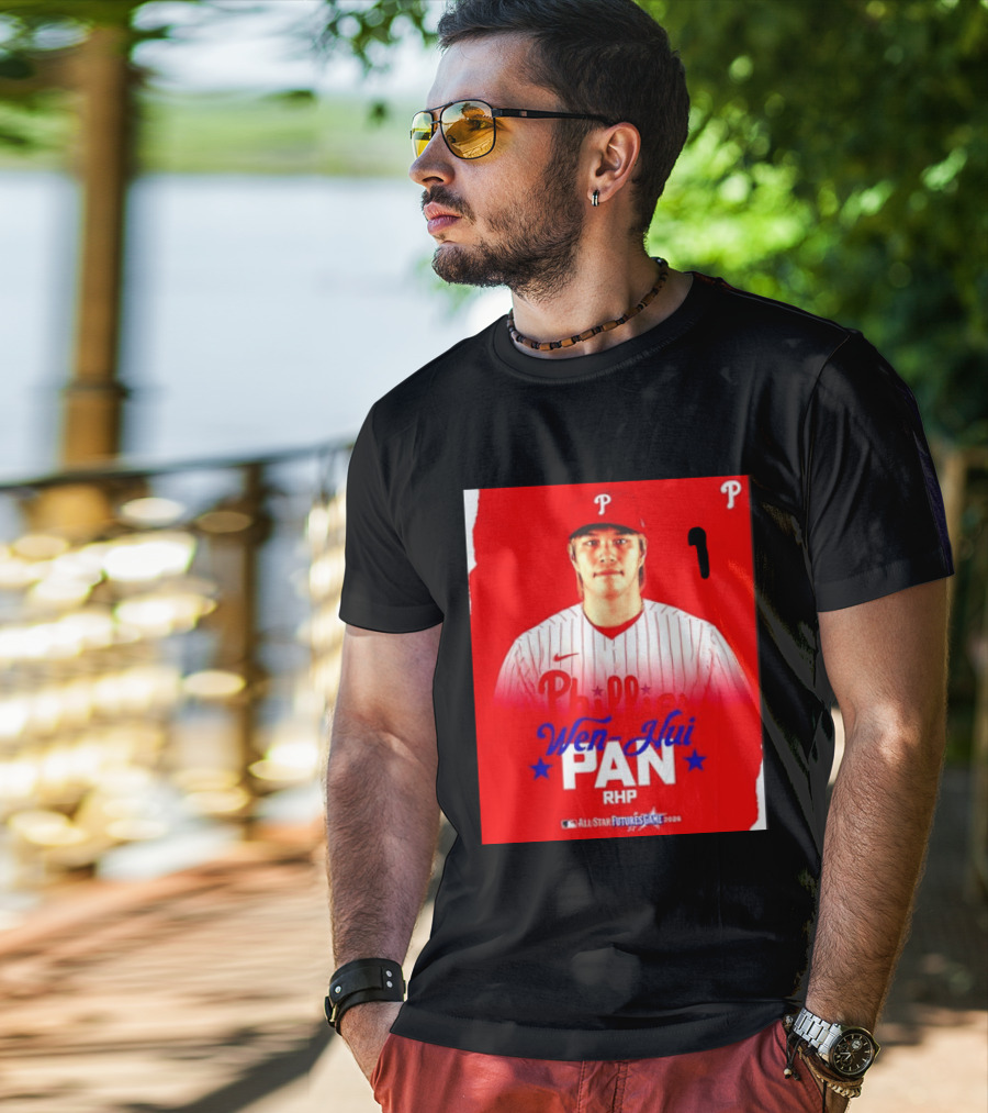 Wen Hui Pan Philadelphia Phillies RHP 2026 MLB All Star Futures Game T-Shirt