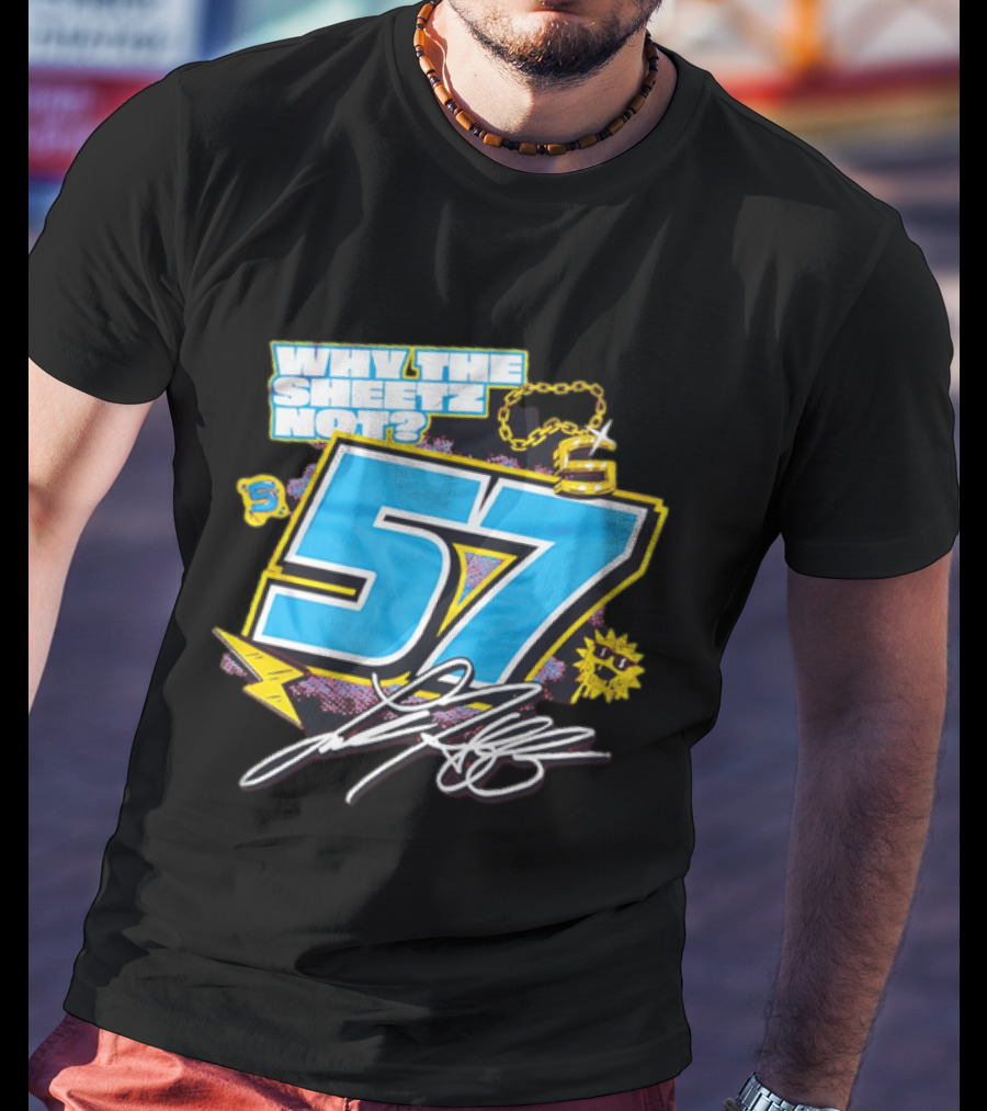Why The Sheetz Not 57 Racing Motorsport Chain And Lightning T-Shirt