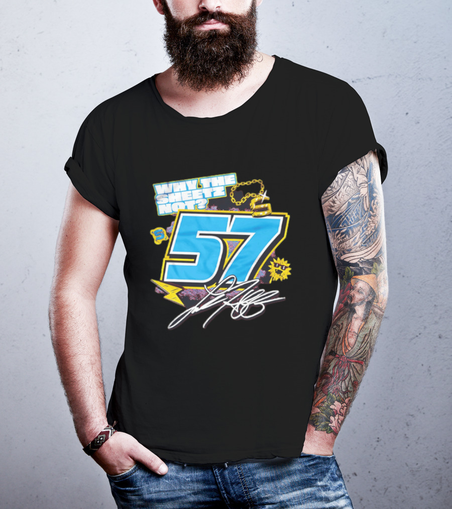 Why The Sheetz Not 57 Racing Motorsport Chain And Lightning T-Shirt