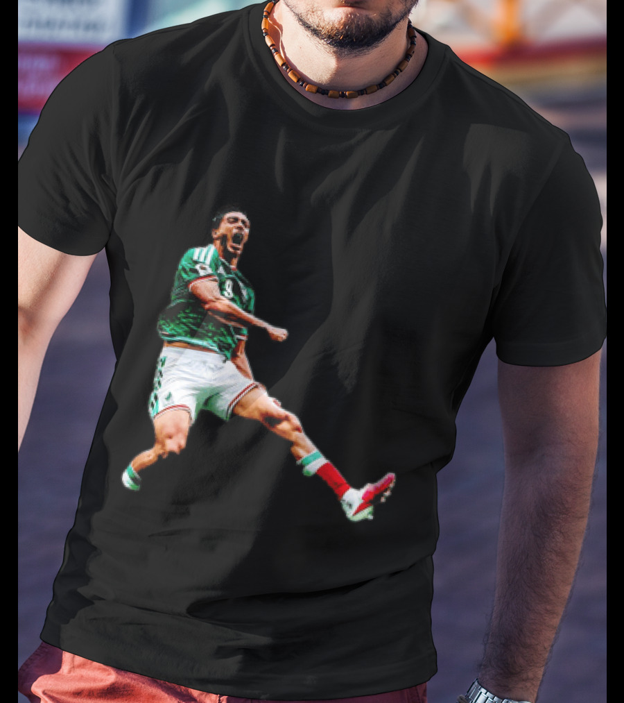 Raúl Jiménez Celebrating Mexico National Soccer Team Victory T-Shirt