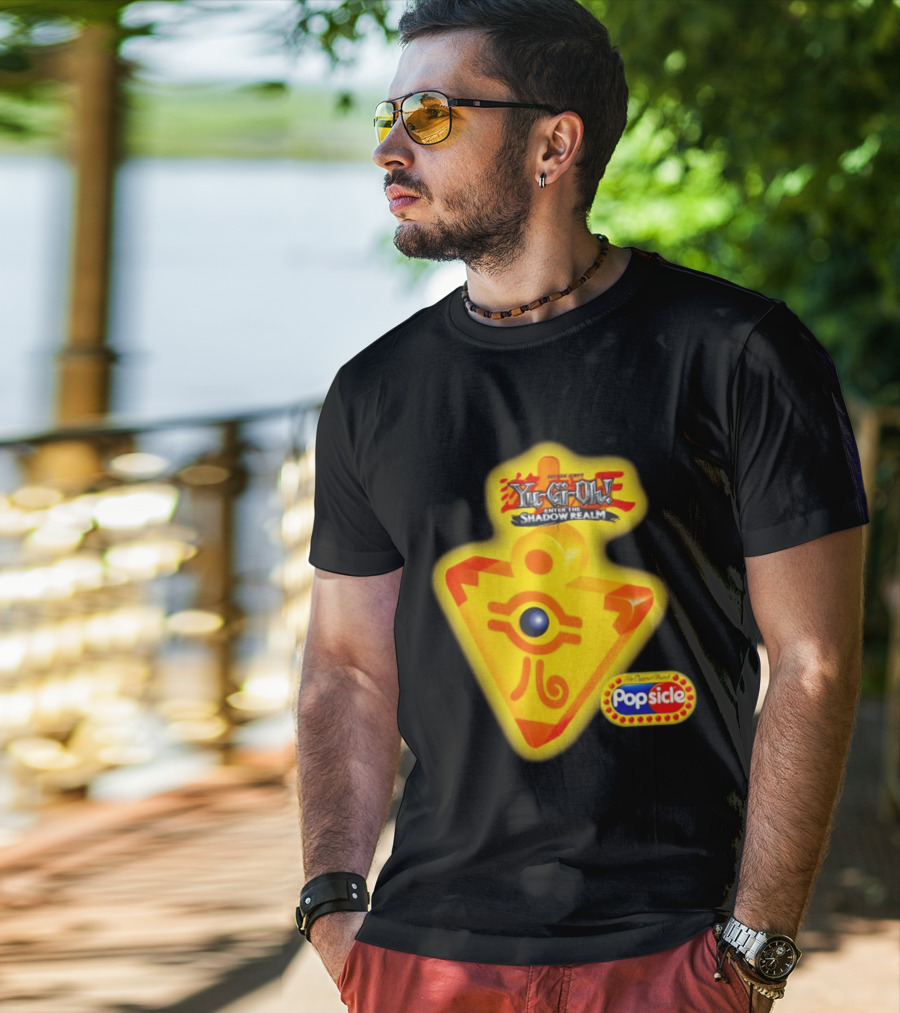 Shonen Jump Yu Gi Oh Enter The Shadow Realm Millennium Puzzle Popsicle T-Shirt
