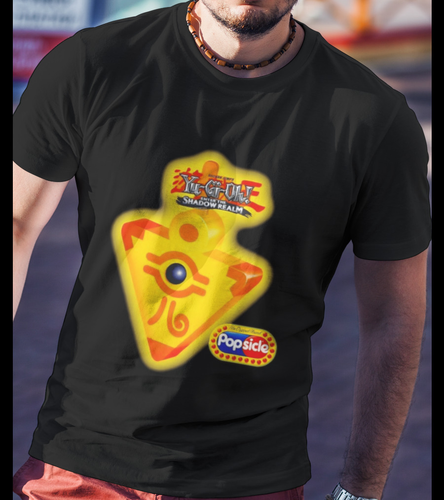 Shonen Jump Yu Gi Oh Enter The Shadow Realm Millennium Puzzle Popsicle T-Shirt