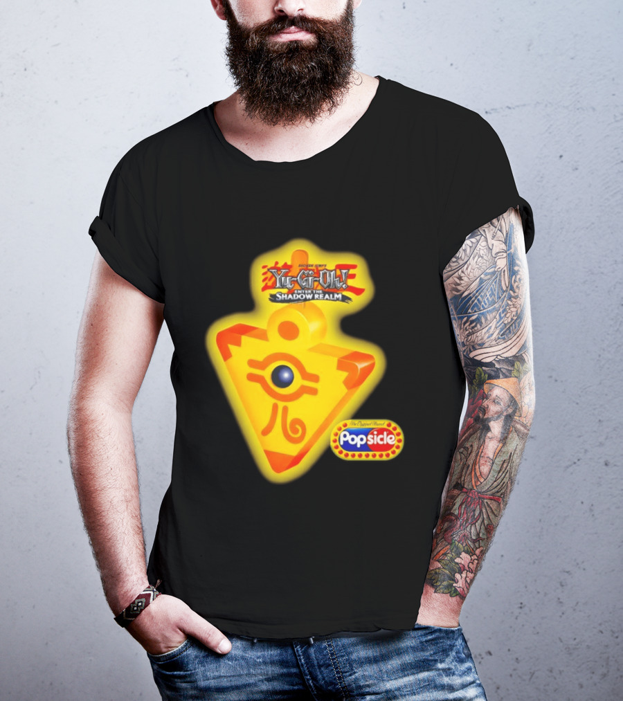 Shonen Jump Yu Gi Oh Enter The Shadow Realm Millennium Puzzle Popsicle T-Shirt