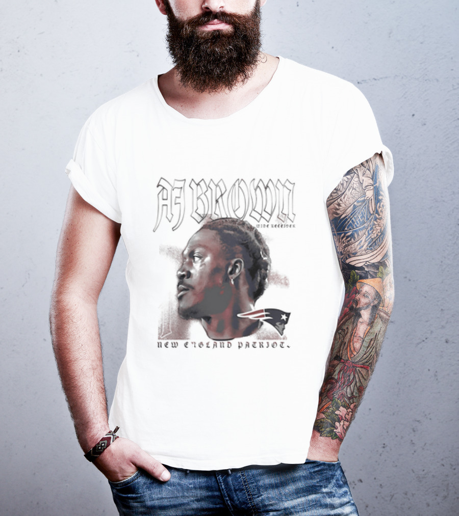 AJ Brown New England Patriots Bootleg T-Shirt