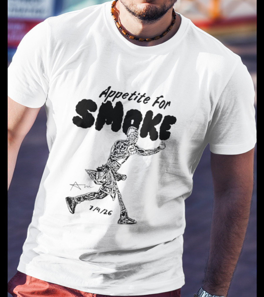 Appetite For Smoke Running Silhouette 7 26 T-Shirt