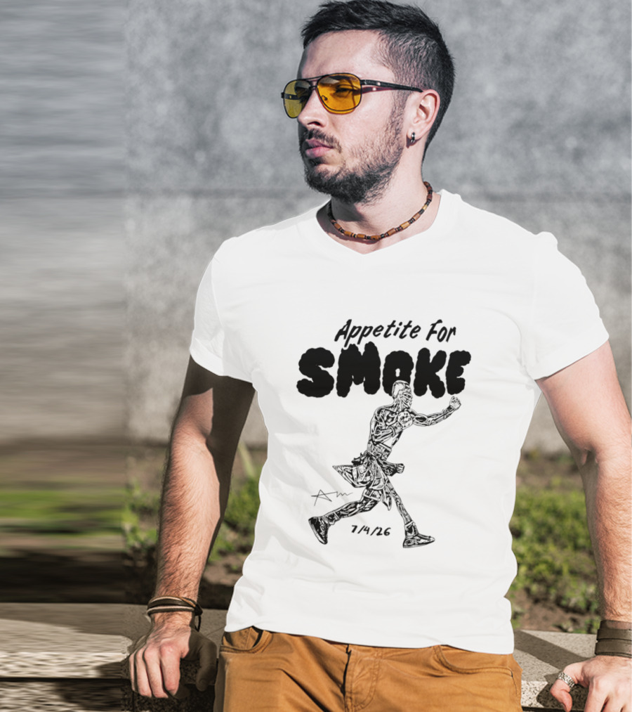 Appetite For Smoke Running Silhouette 7 26 T-Shirt